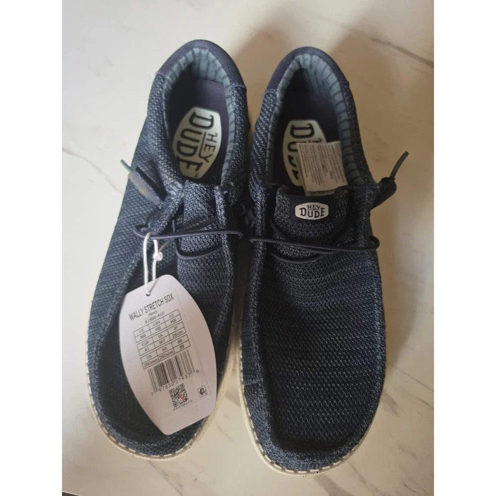 Hey Dude Mens Wally Stretch Slip On 8 M NWT!